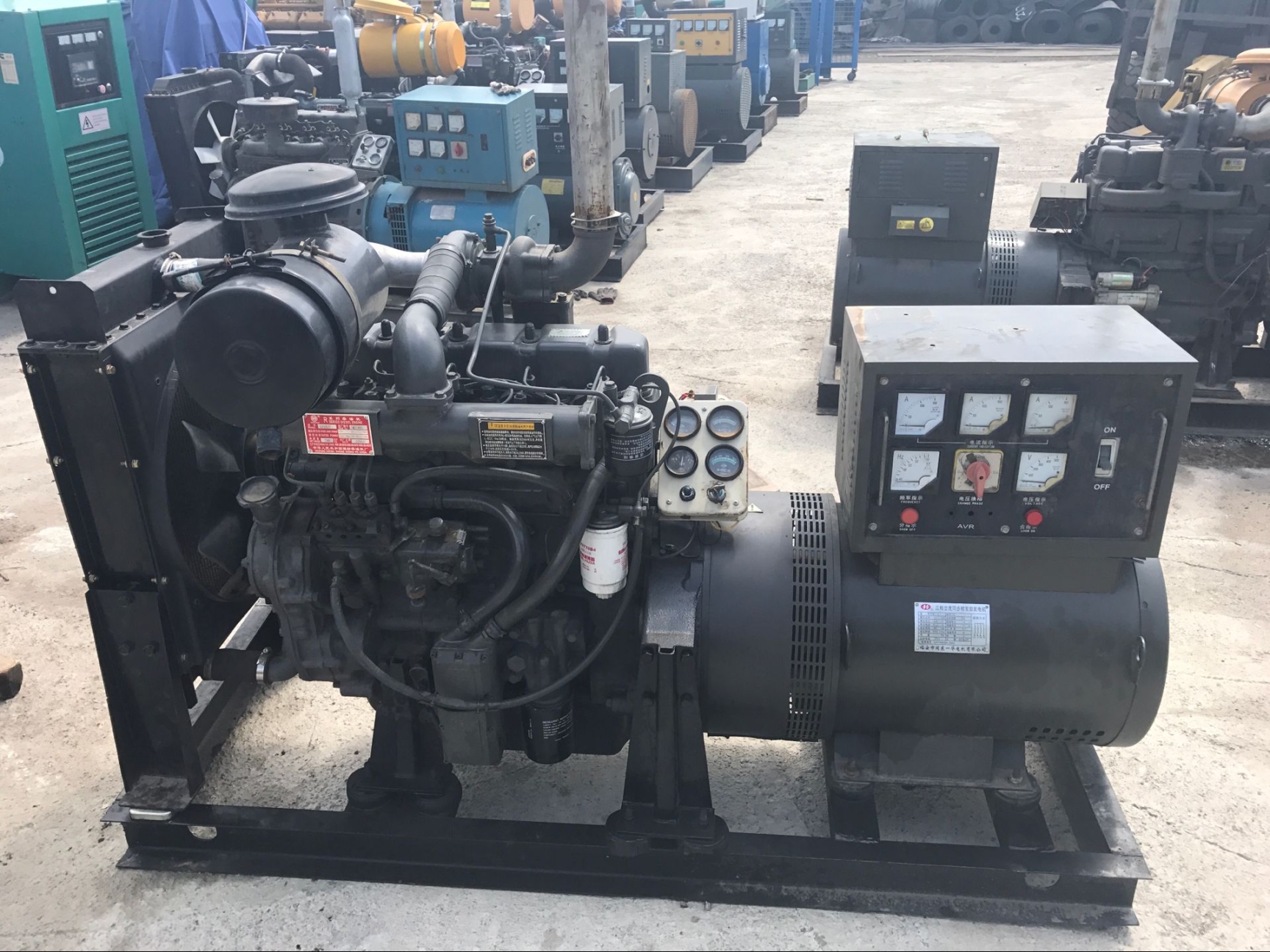 哈尔滨出售潍柴50KW二手柴油发电机组